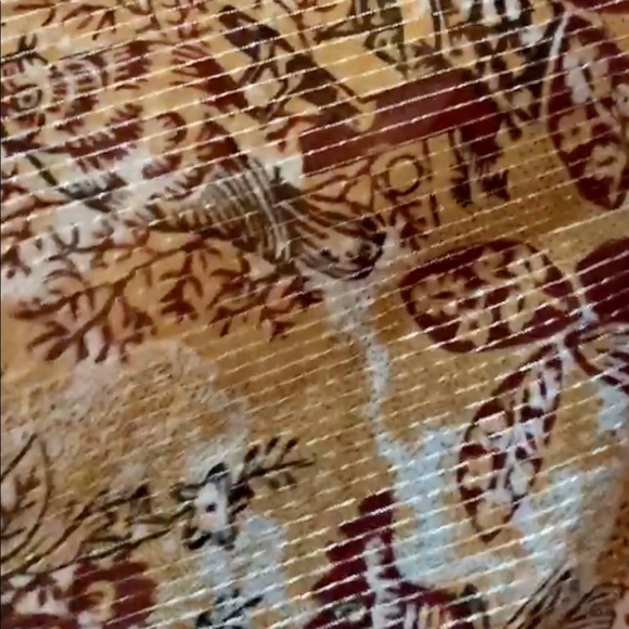 Anna Sui x Free People Upcycle Puff Sleeve Med Red Multi-print Silk Shift Mini - Picture 3 of 5